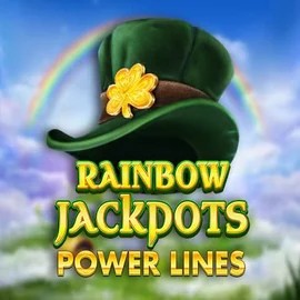 Rainbow Jackpots Power Lines logo – Jackpots by Red Tiger Gaming at Winbay Casino